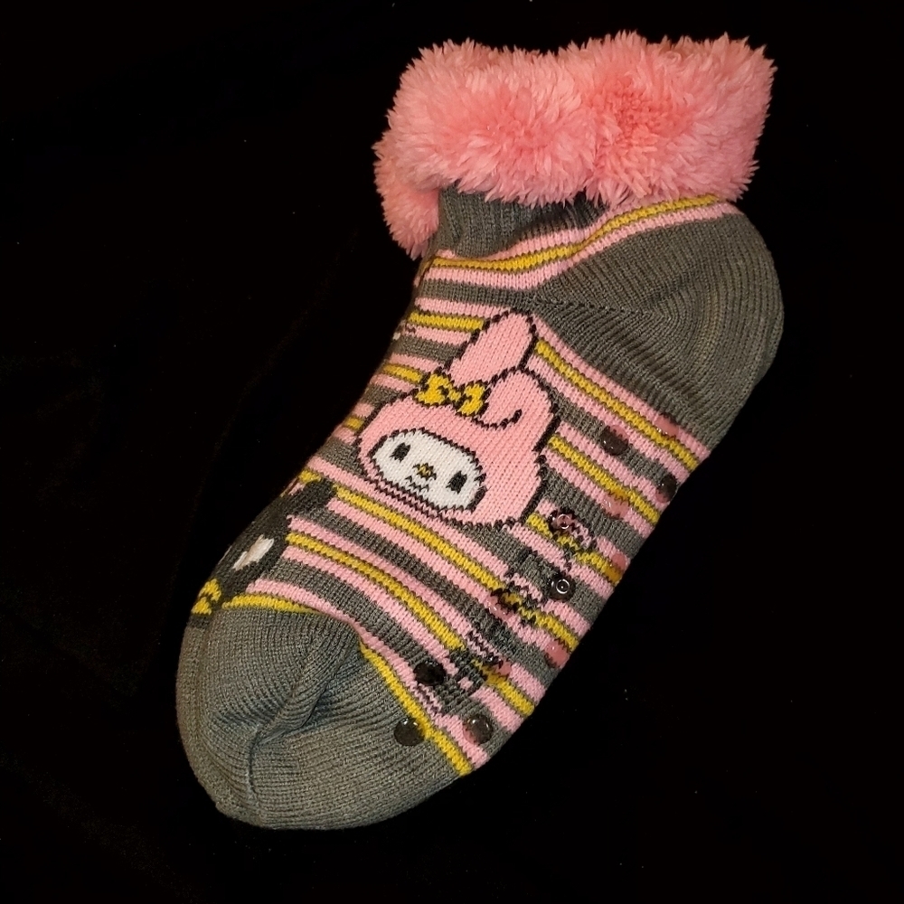 NWT Hello Kitty Slipper Socks - Picture 2 of 2